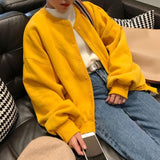 MISSKY Women Coat Solid Color Loose Crew-Neck Button Fleece Lined Long-Sleeved Casual Jacket Female Tops for Winter Autumn