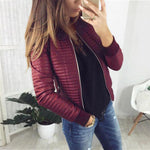 Autumn Winter Women Warm Cardigan Outfit Solid Color Fashion Jacket Coat Casual Pocket Stand Collar Zipper Outwear Clothes