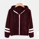 Jocoo Jolee Fashion Hooded Windbreaker Jacket Patchwork Jackets Women Color Block Zipper Jacket 2018 Fall Casual Coats Outerwear